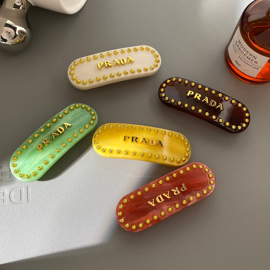 Prada Colorful Hair Clip (5pcs Total)