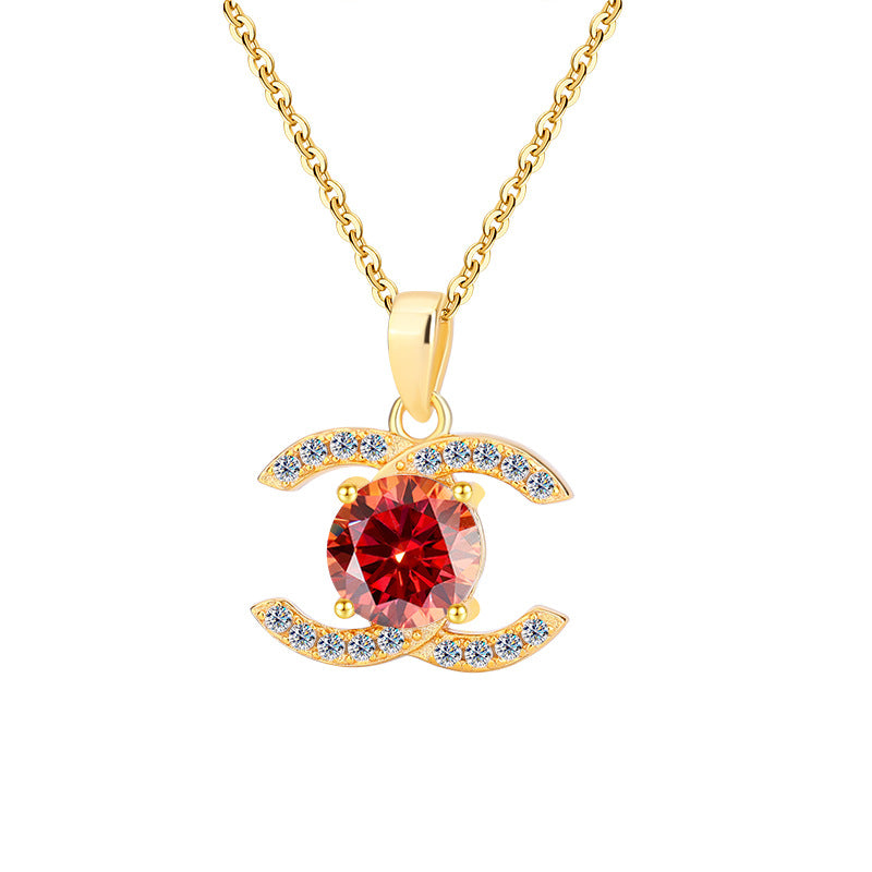 Chanel Colored Moissanite Necklace