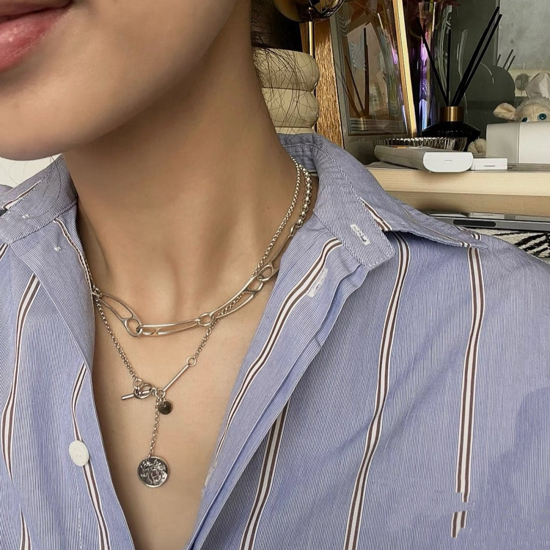 Hermes Chaine d’ancre Punk Necklace