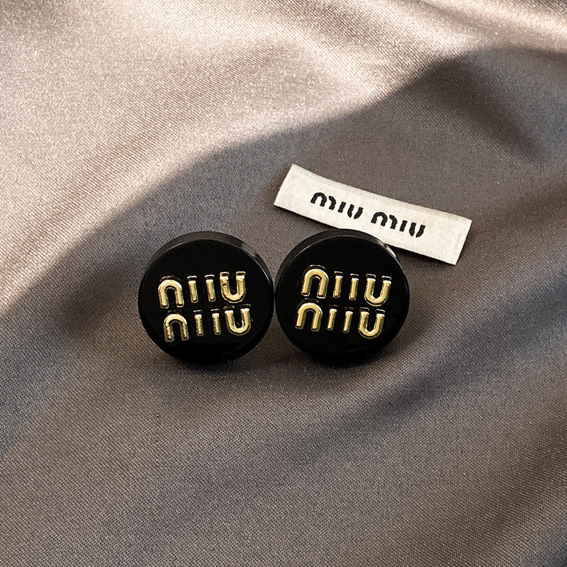 Miu Miu Circle Earrings
