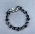 Tiffany HardWear Large Link Black Bracelet