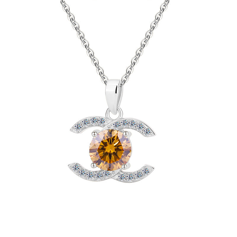 Chanel Colored Moissanite Necklace