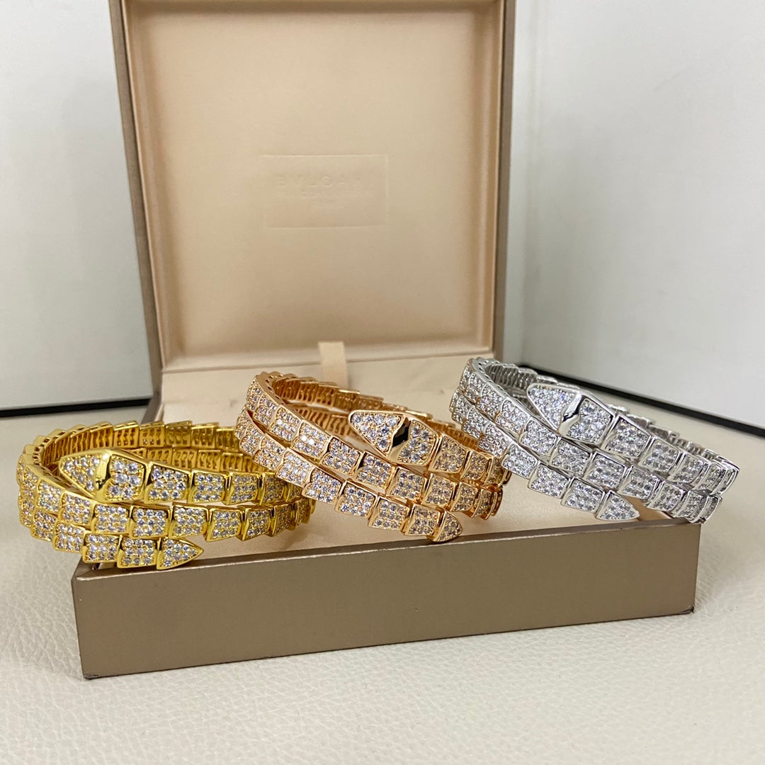 BVLG Three Layer Diamond Bracelet