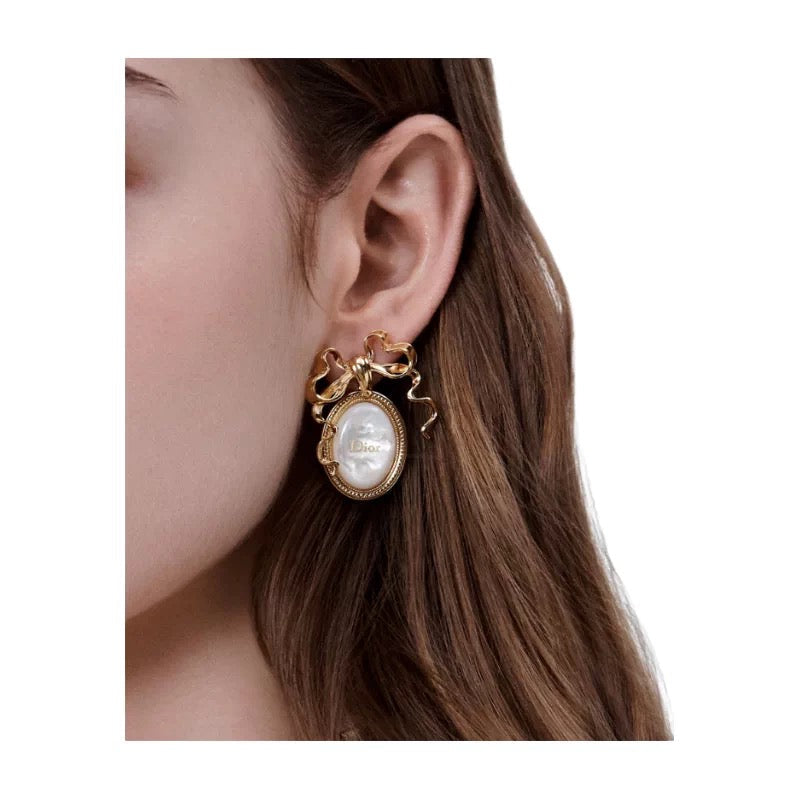 Dior Badge Earrings
