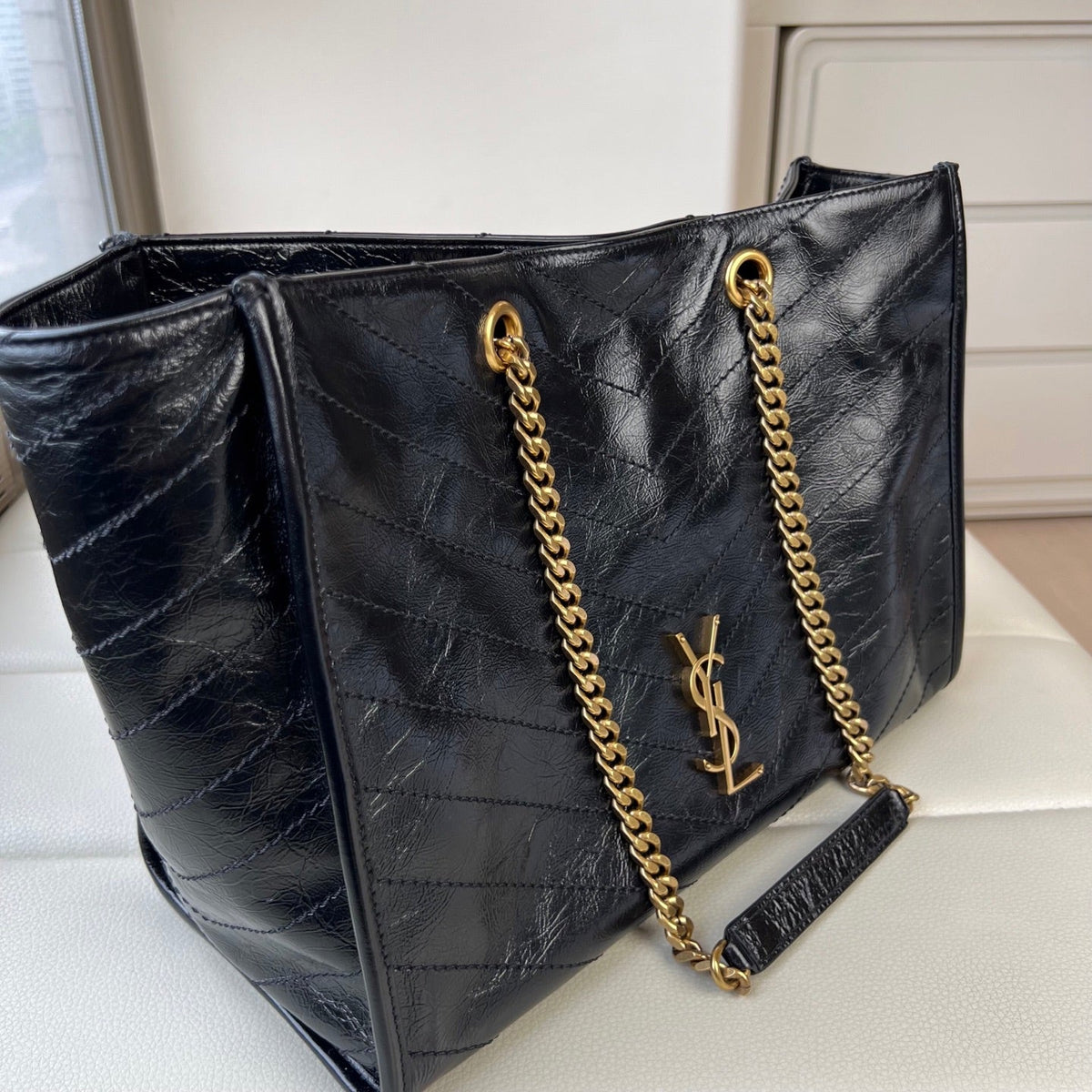 YSL Super Size Nikki Shopping Bag