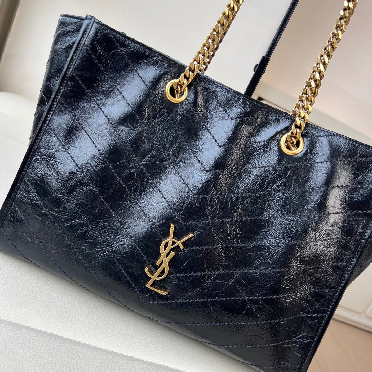 YSL Super Size Nikki Shopping Bag